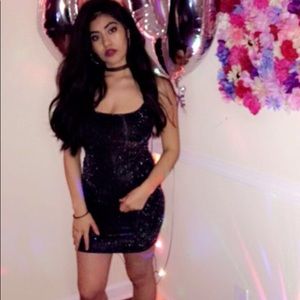 H&M Mini sequin bodycon dress