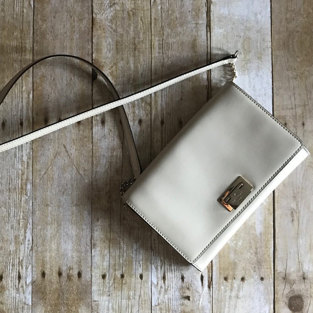 Kate Spade Ivory Cream Cross Body Clutch Purse
