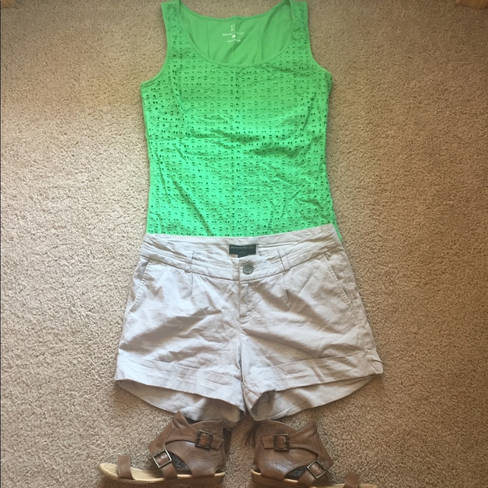 Banana Republic cuffed shorts