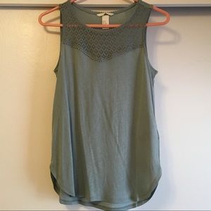 Blue Lace Top