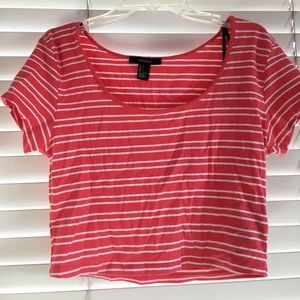 Striped crop top