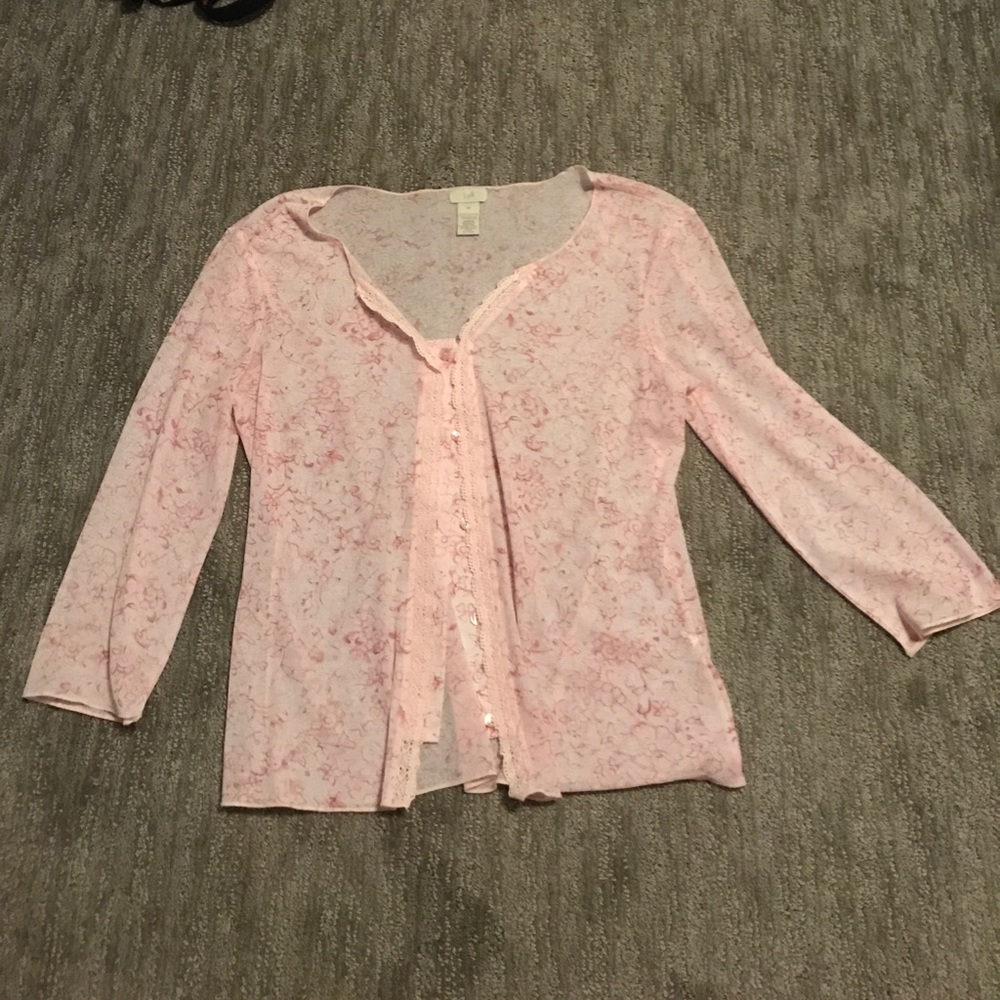 J Jill Sheer Cardigan