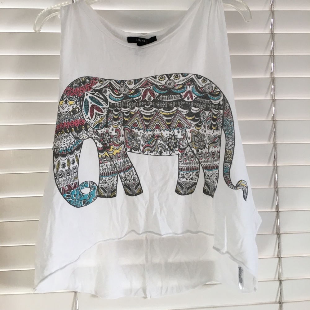 Elephant crop top