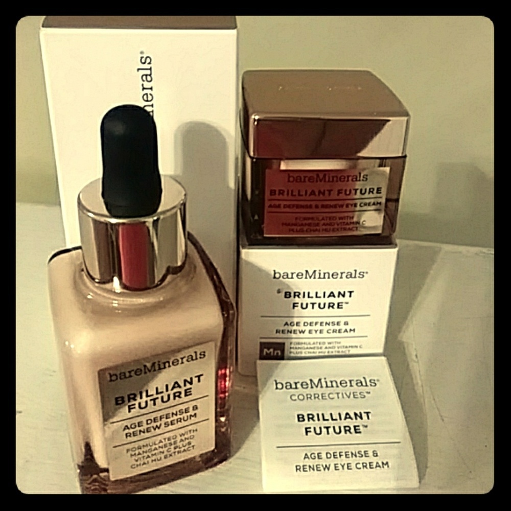 BareMinerals serum 1oz & age def renew eye cream