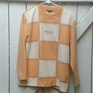Vintage French Quilt Style Sweater