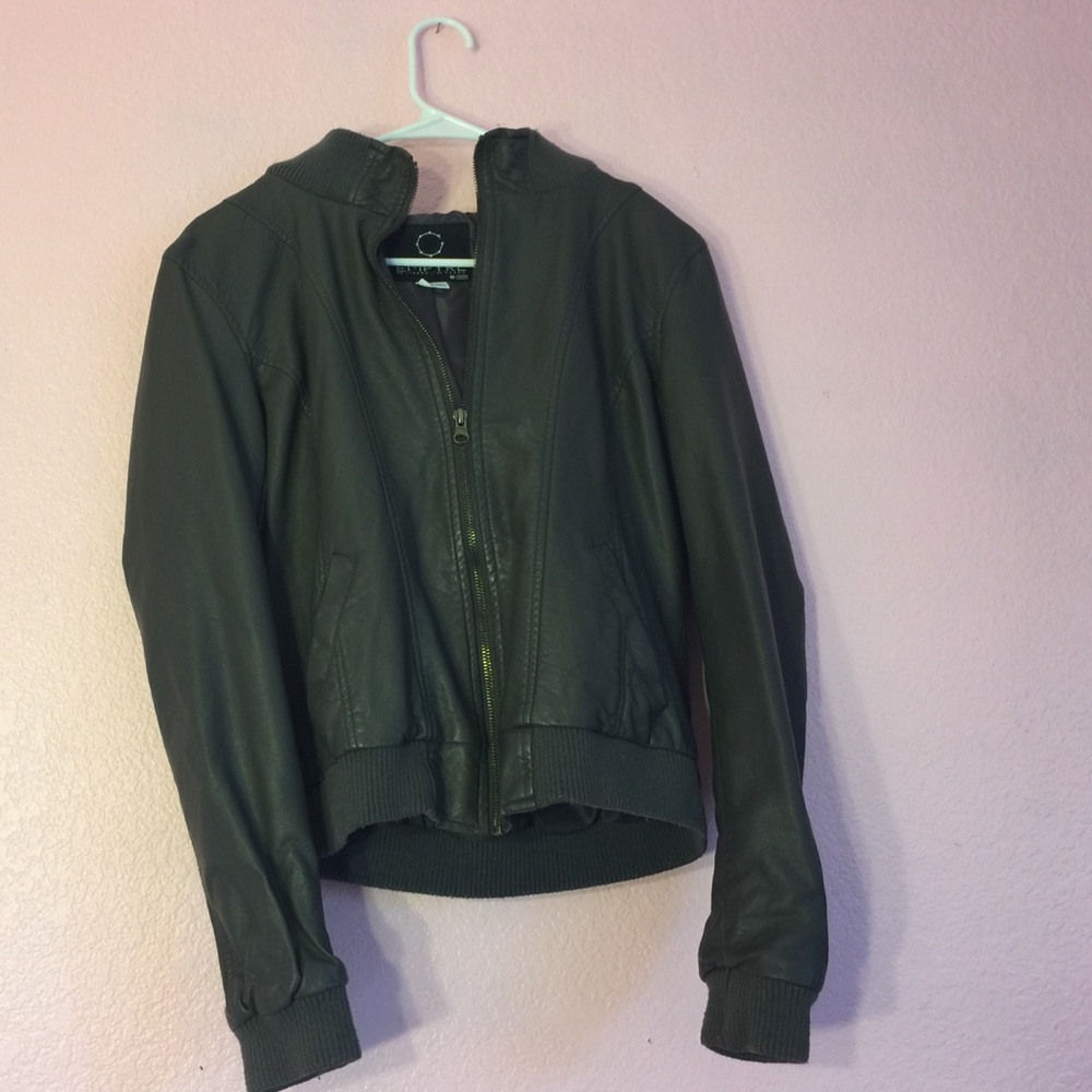 Cute leather jacket