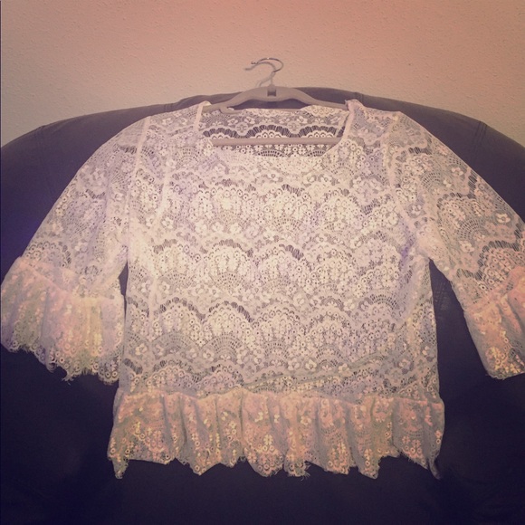 Full Lace Vintage Blouse - Picture 2 of 3