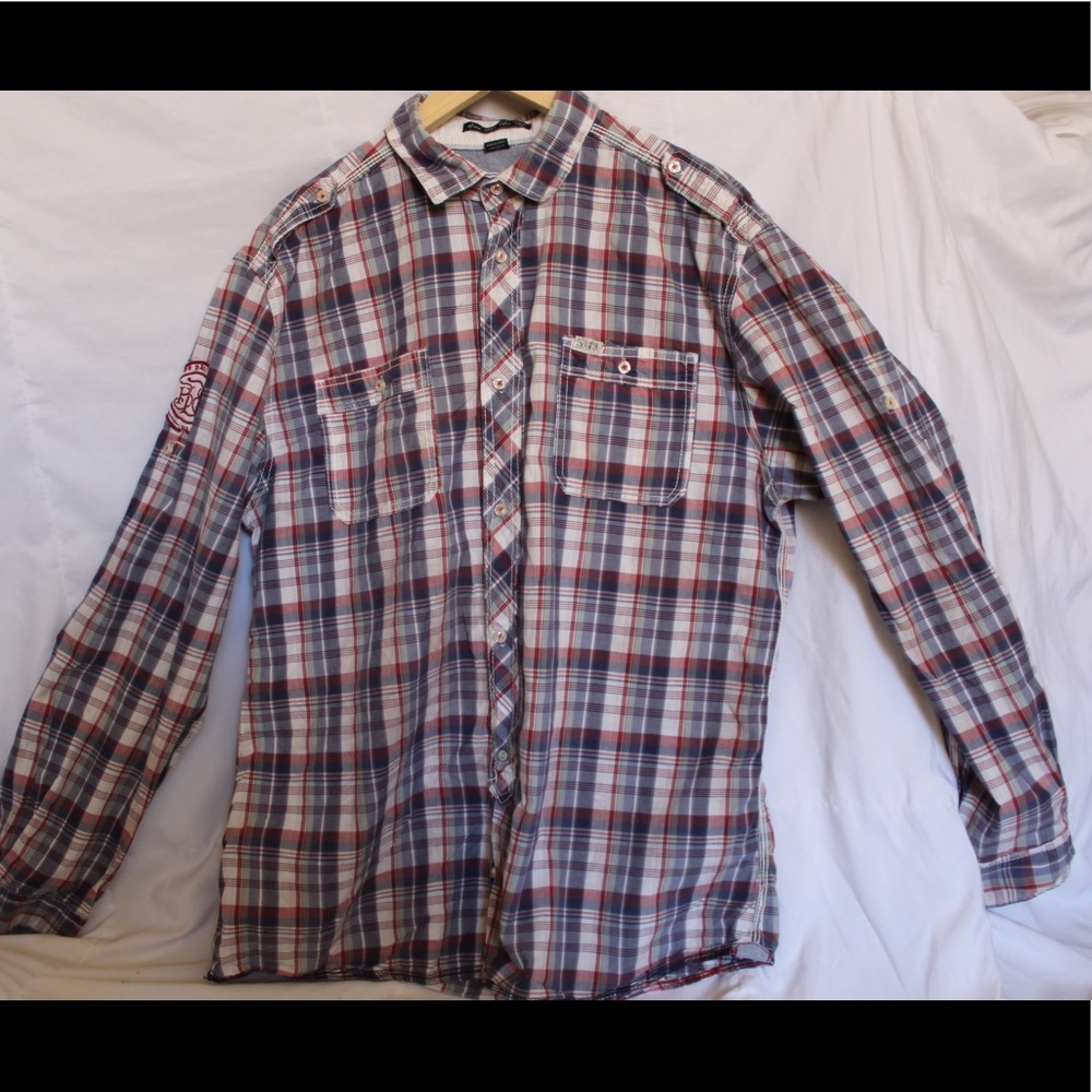 Plaid button Up Shirt