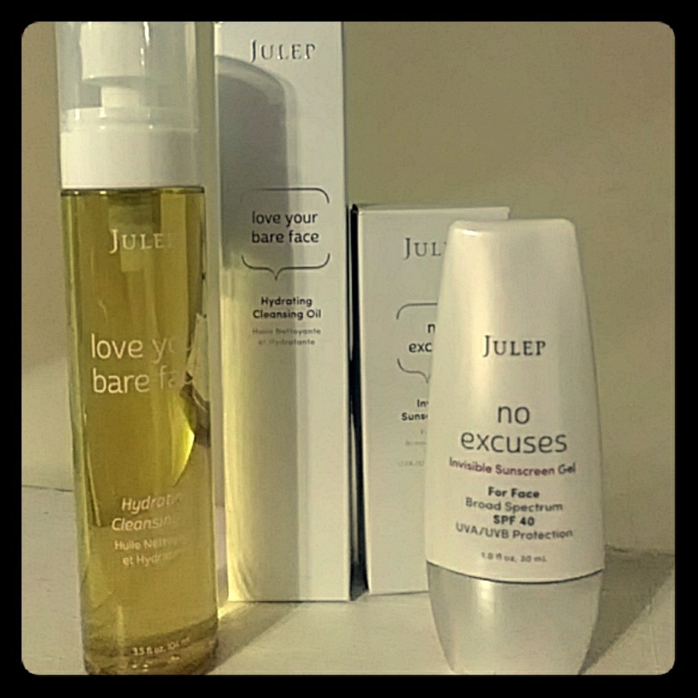 Julep hydrating oil & invisible sunscreen gel