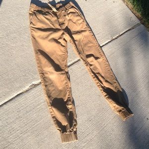 Pacsun khaki colored joggers