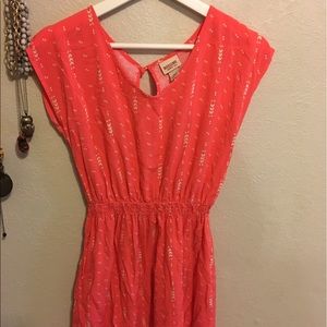 Casual Coral Dress