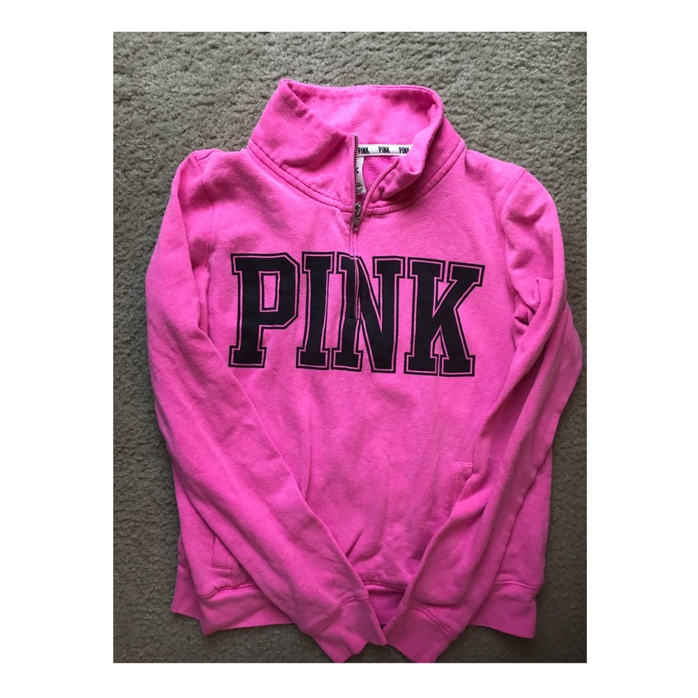 Victoria's Secret PINK Quarter Zip -- SMALL