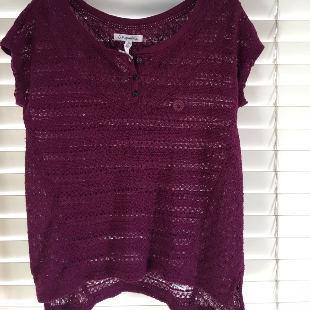 Aeropostale purple shirt