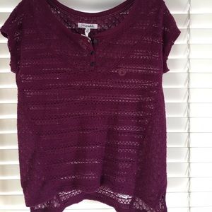 Aeropostale purple shirt
