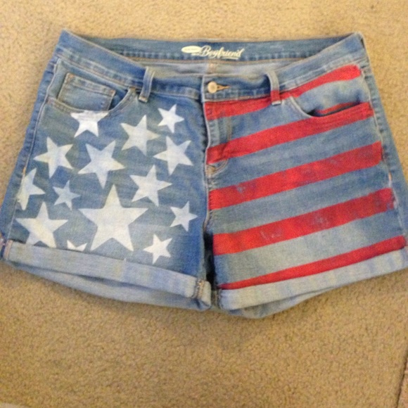 Old Navy Pants - Old navy USA boyfriend jean shorts size 14