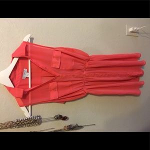 Collared beach cover up/dress