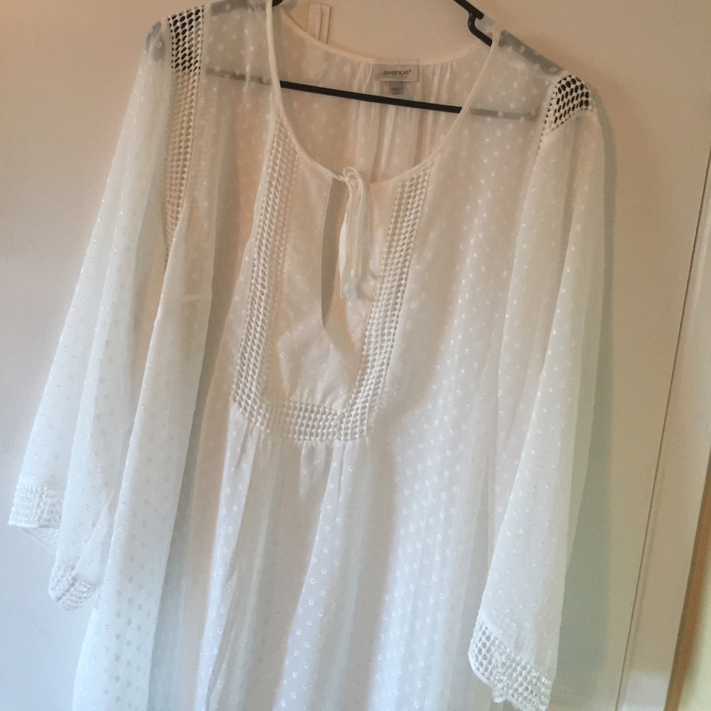 Sheer blouse