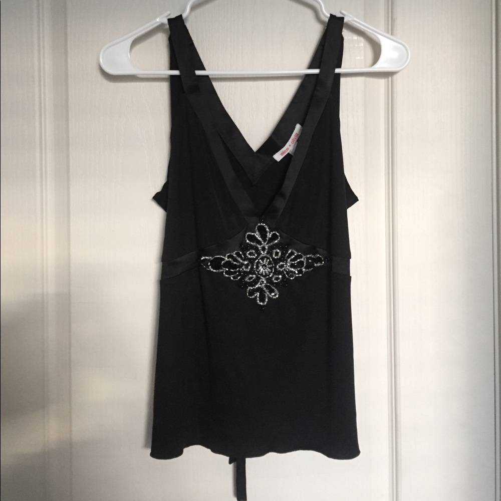 Black Silk Blouse
