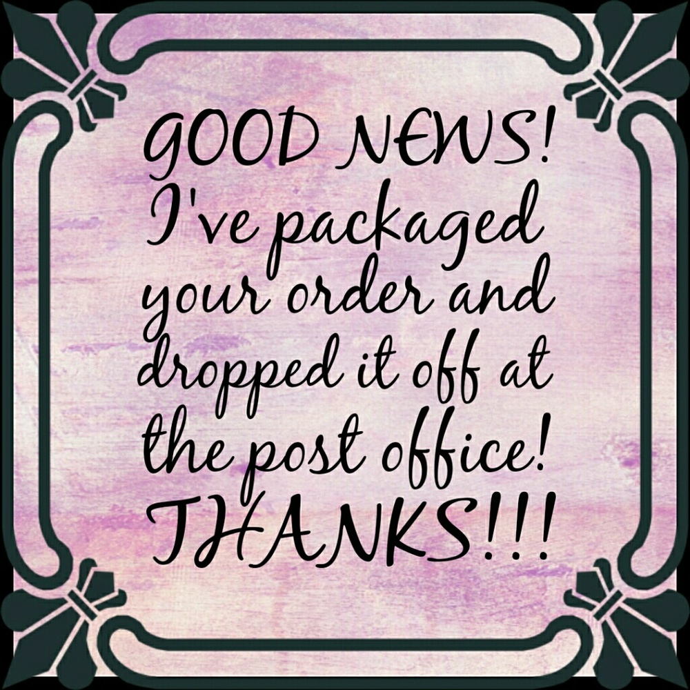 Just shipped notice
