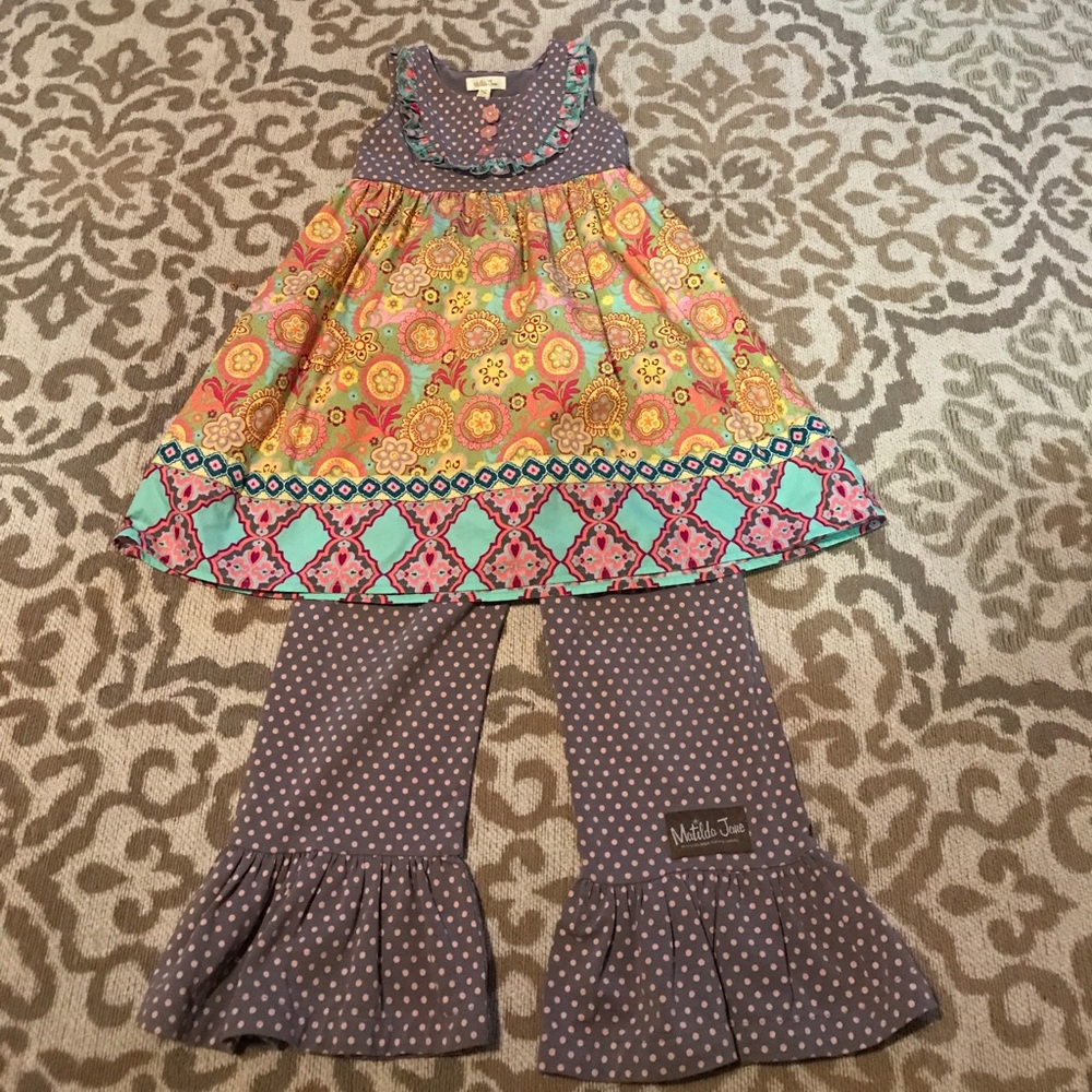 Matilda Jane 2 piece set. Size 6.