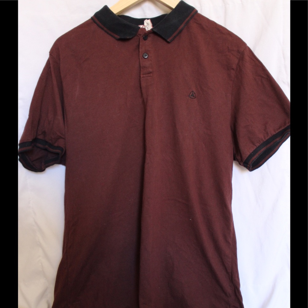 Burgundy Button Up Shirt
