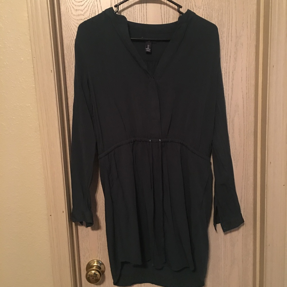 GAP Dark green tunic dress