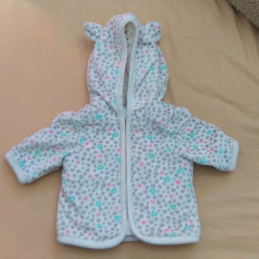 Newborn baby girl jacket