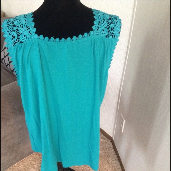 FADED GLORY Tops - TEAL colored dressy tank top. NWOT FADED GLORY Tops - TEAL colored dressy tank top. NWOT