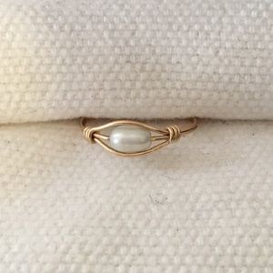 12k gold filled wire ring- final price.