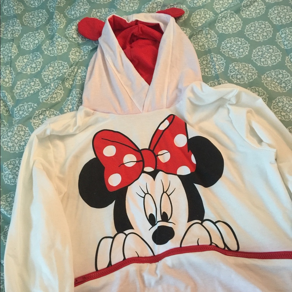 Minnie Mouse hoodie size "L" with ears