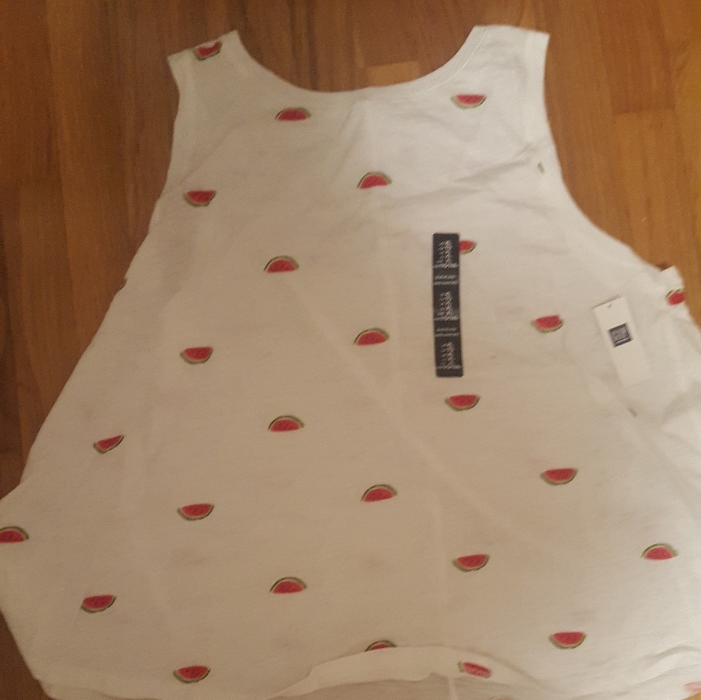 Watermelon print tank top gap xl