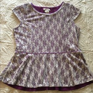 Women's Matilda Jane Lace Peplum Top