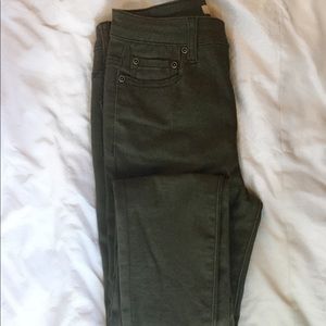 Forever 21 - High rise olive jeans