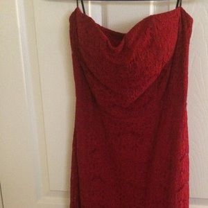 Forever21 Strapless Lace Mini Dress Size Medium