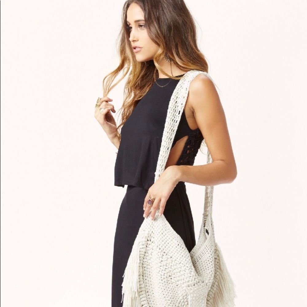 Planet Blue Indah Fringe Bag