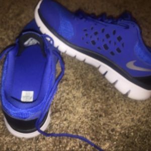 Blue Nikes