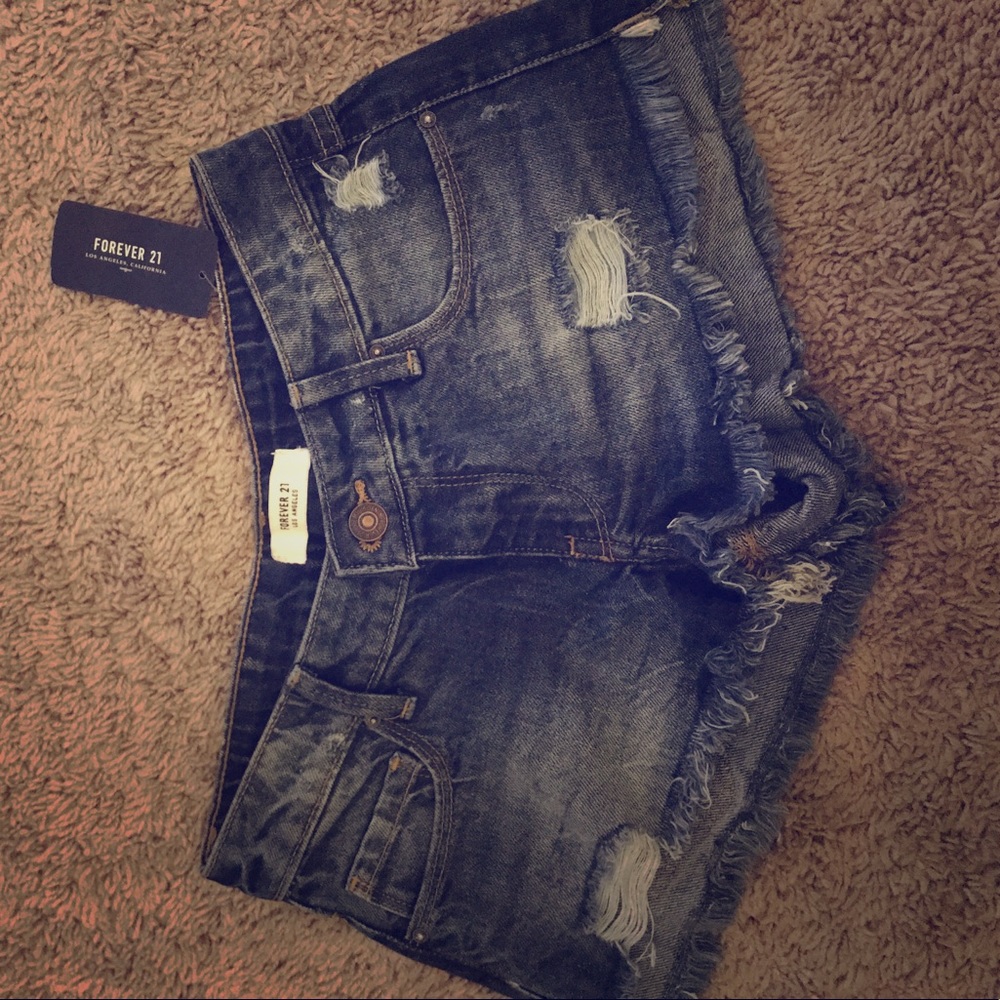 Denim short/skin