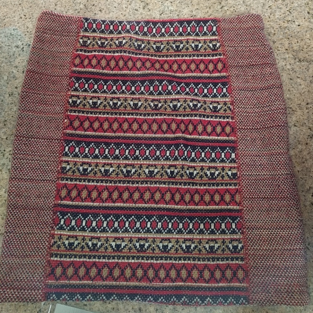 Fall patterned skirt!