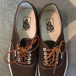 Brown Vans (men's 9.5/women's 11)