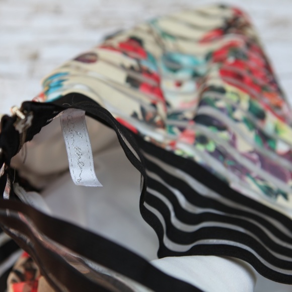 Touch me women's skirt black and floral - Picture 4 of 8