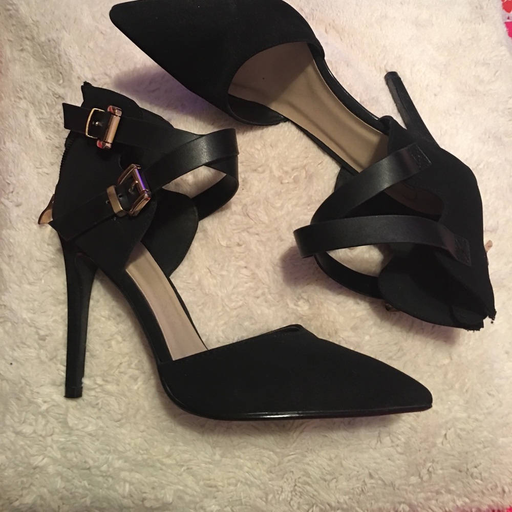 Black high heels