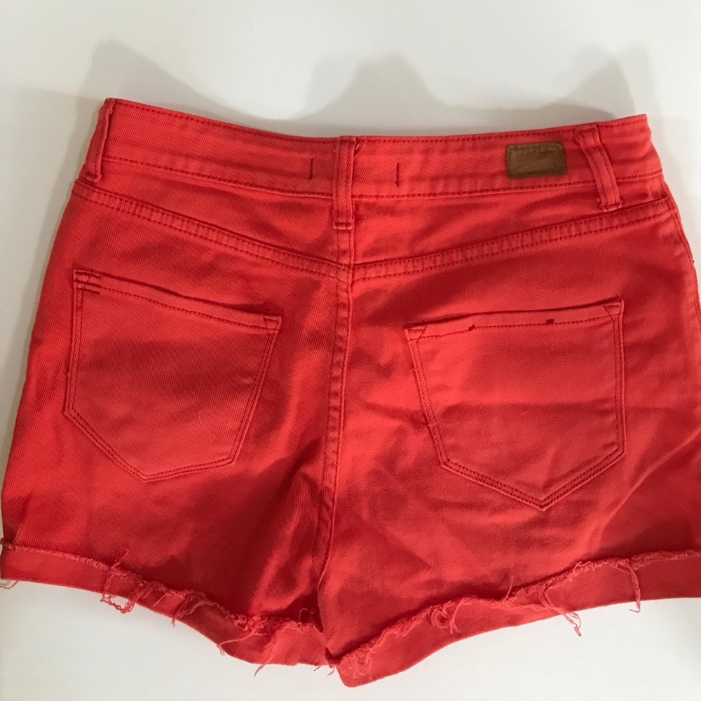 Coral High Rise BDG cuffed shorts urban outfitters