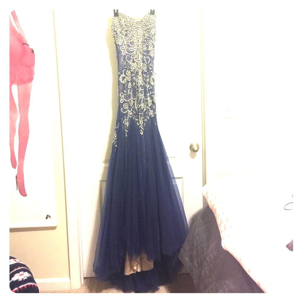 Mermaid Prom Dress w/ Beautiful Train!