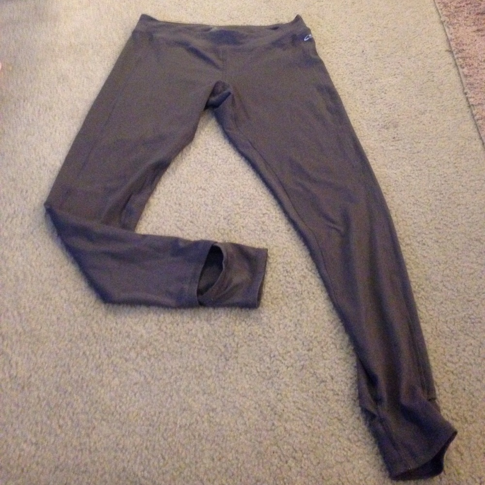 Champion leggings with foot strap size large