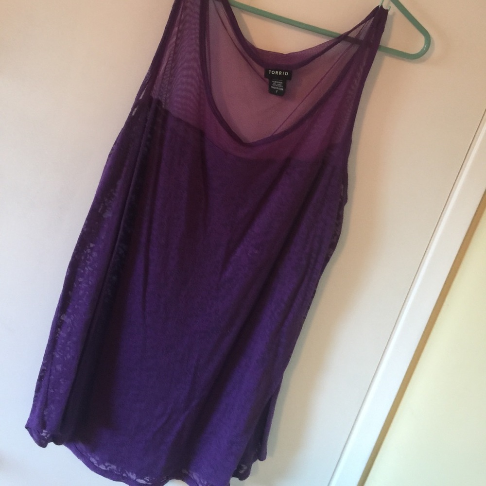 Purple tank top