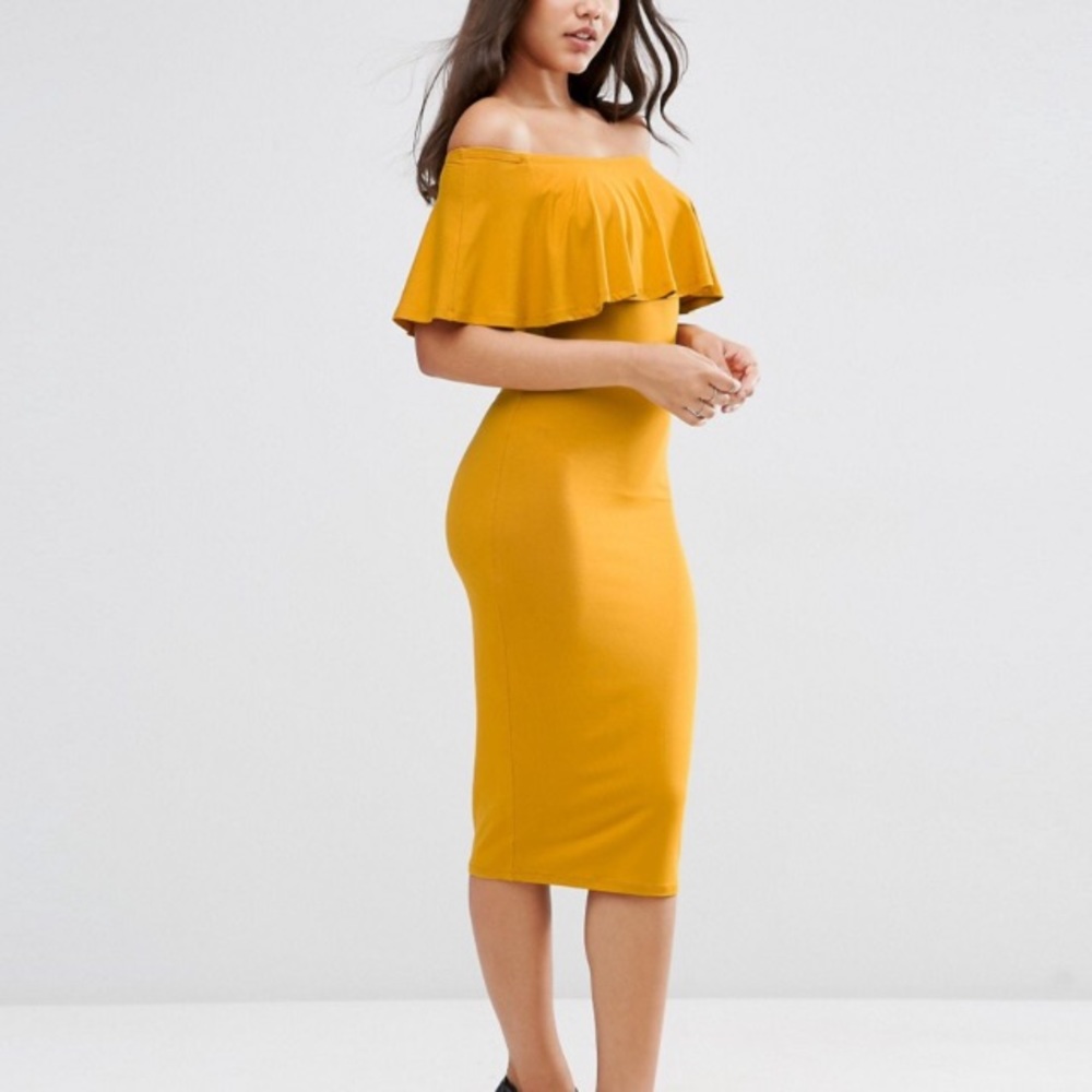 ASOS Off The Shoulder Pencil Bodycon