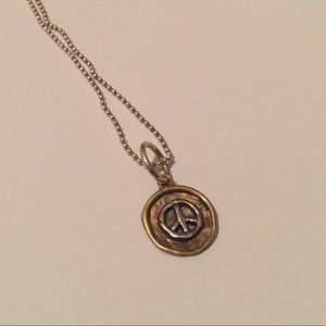 Brighton Lucky Peace Sign Necklace