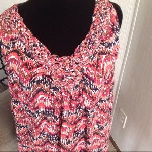 WHITE STAG Tops - Multi-colored tank top. 29" long. WHITE STAG Tops - Multi-colored tank top. 29" long.