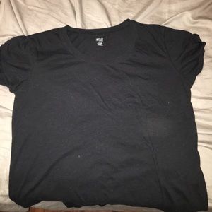 Plain black t-shirt