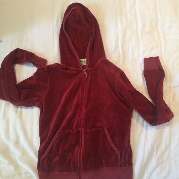 Juicy Couture Jackets & Blazers - Crimson juicy zip up